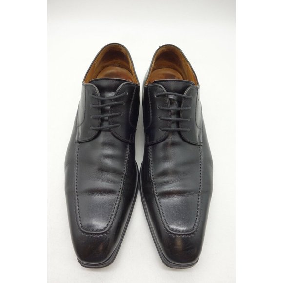 Magnanni Neiman Marcus Black Leather Lace Up Dress Oxfords Shoes Men\'s 8 M main image 6